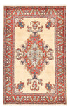 Ardabil Dywan 100x150cm - Dywan perski - Prostokątny / Kremowy / 100 x 150 cm Prostokątny