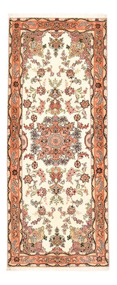 Biegacz Dywan perski - Tabriz - Królewski - 204 x 81 cm - wielokolorowy