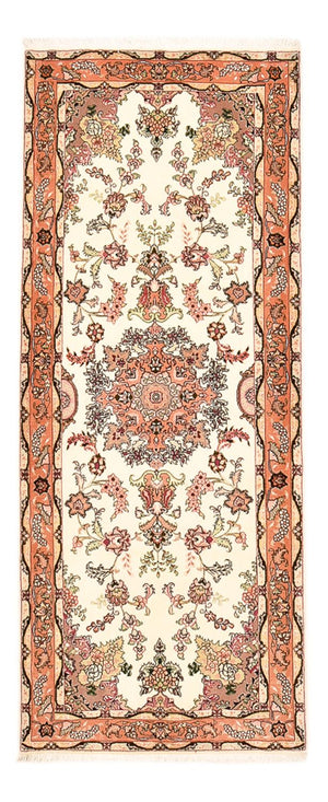 Biegacz Dywan perski - Tabriz - Królewski - 204 x 81 cm - wielokolorowy