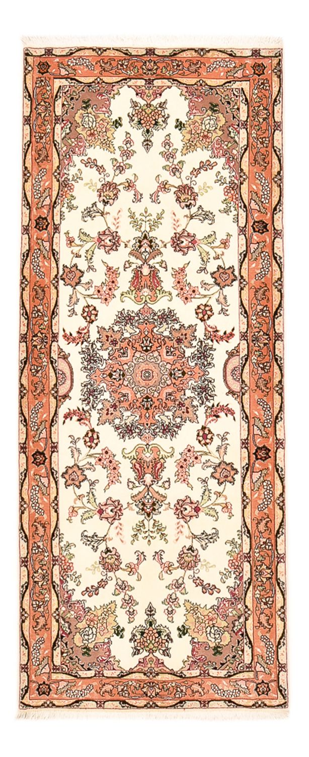 Biegacz Dywan perski - Tabriz - Królewski - 204 x 81 cm - wielokolorowy