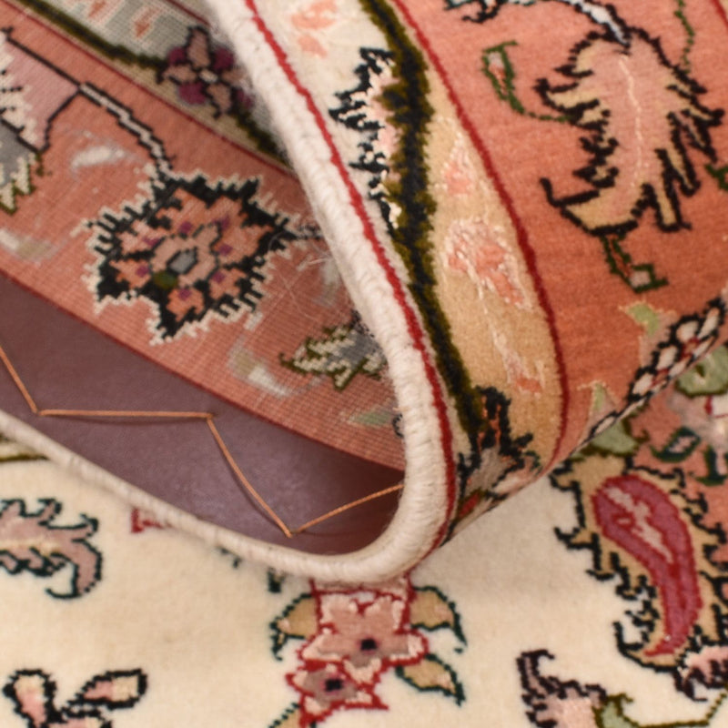 Biegacz Dywan perski - Tabriz - Królewski - 204 x 81 cm - wielokolorowy