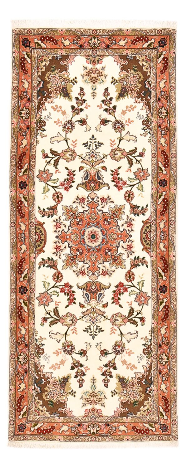 Biegacz Dywan perski - Tabriz - Królewski - 205 x 82 cm - wielokolorowy