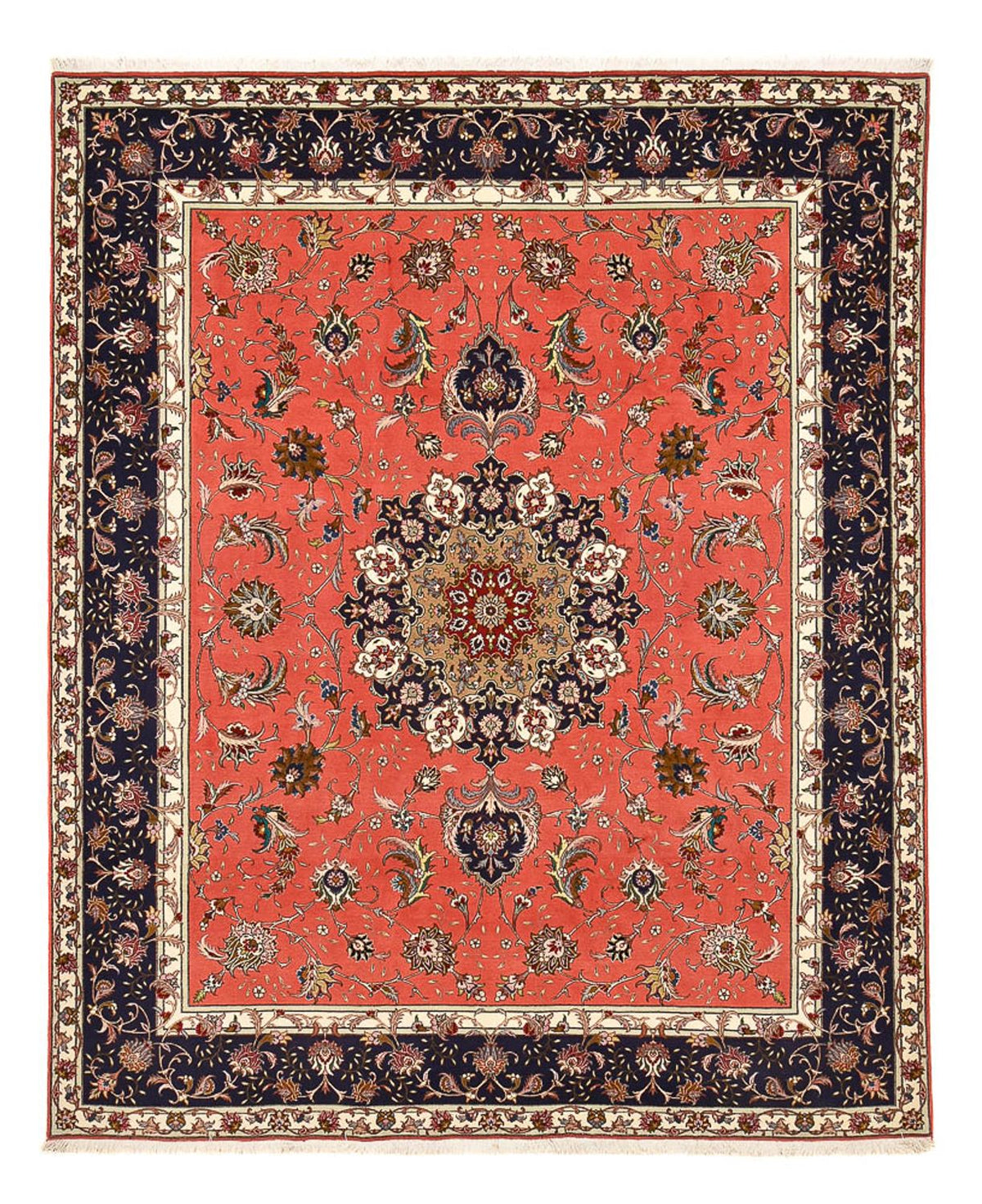Dywan perski - Tabriz - Królewski - 300 x 245 cm - czerwony