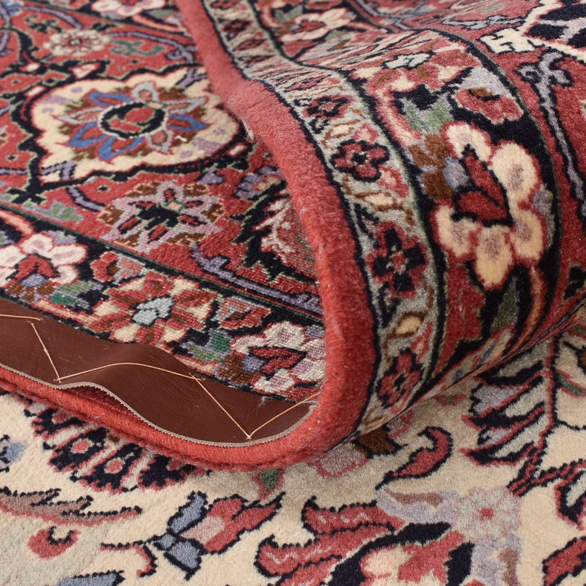 Dywan perski - Bijar - 382 x 298 cm - jasna mocca