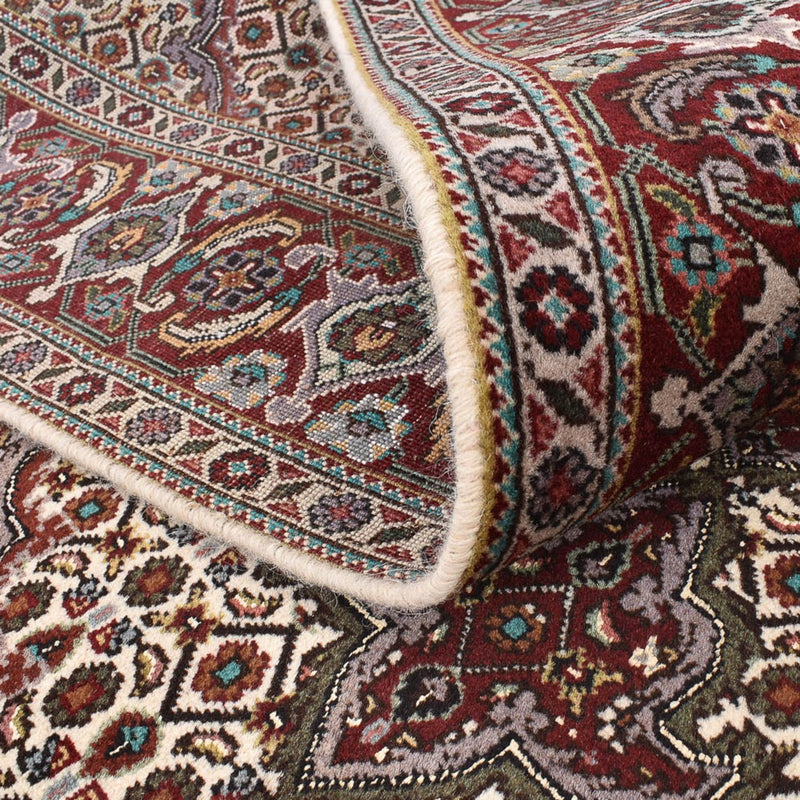 Dywan perski - Tabriz - Królewski kwadratowy  - 201 x 200 cm - jasnobrązowy