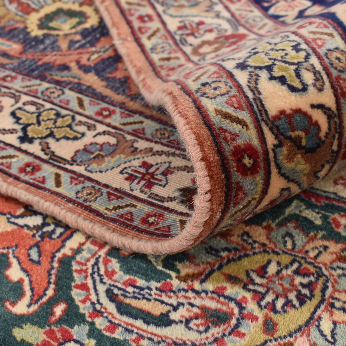 Dywan perski - Tabriz - Królewski - 390 x 303 cm - jasnobrązowy