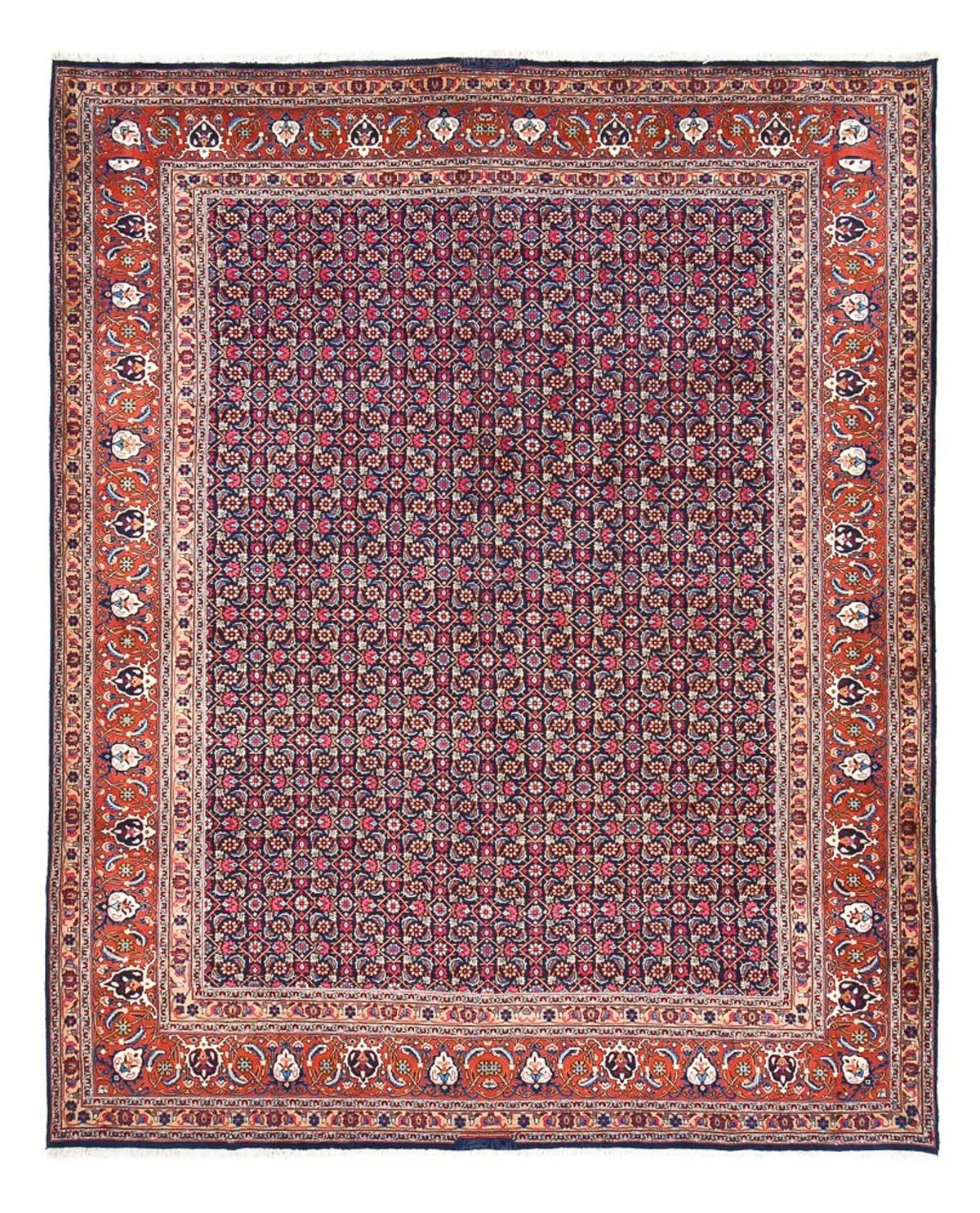 Dywan perski - Tabriz - Królewski - 386 x 308 cm - rdza