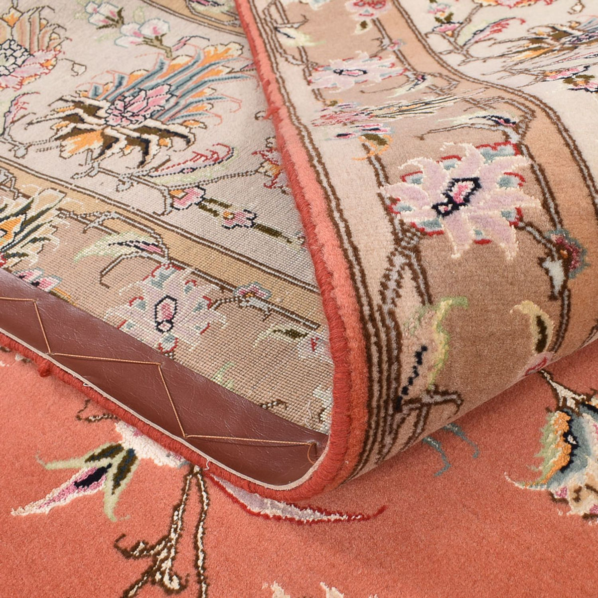 Dywan perski - Tabriz - Królewski - 295 x 247 cm - czerwony