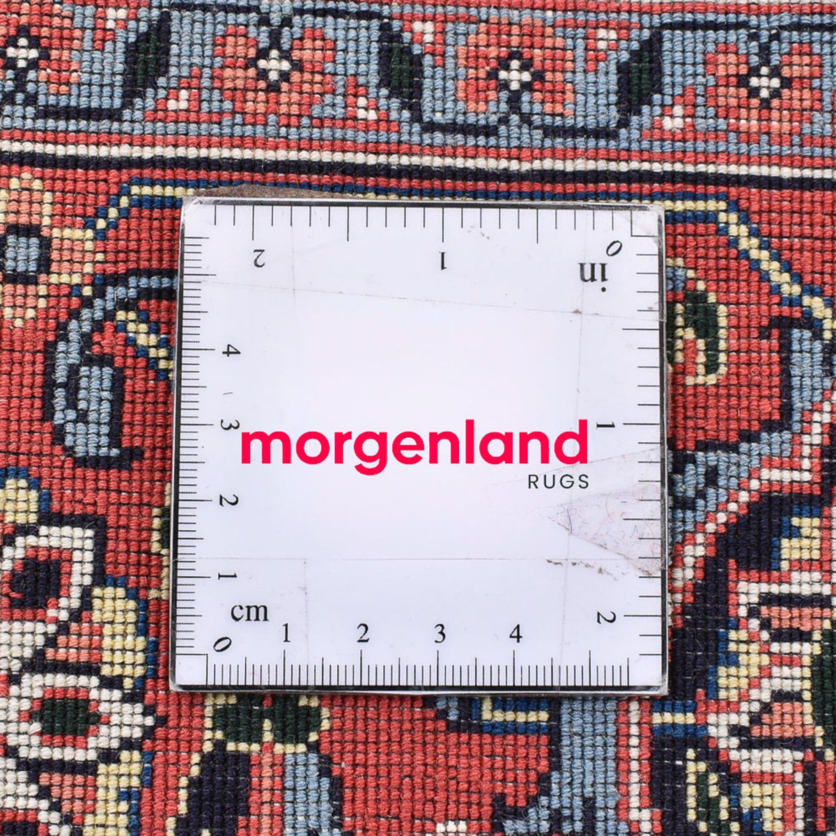 Dywan perski - Tabriz - Królewski kwadratowy  - 210 x 200 cm - jasna czerwień