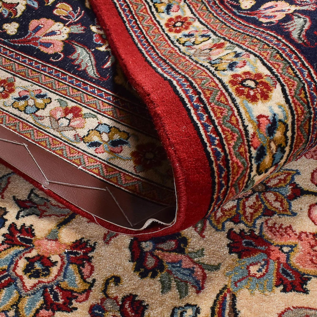 Dywan perski - Ghom - 365 x 252 cm - kremowy