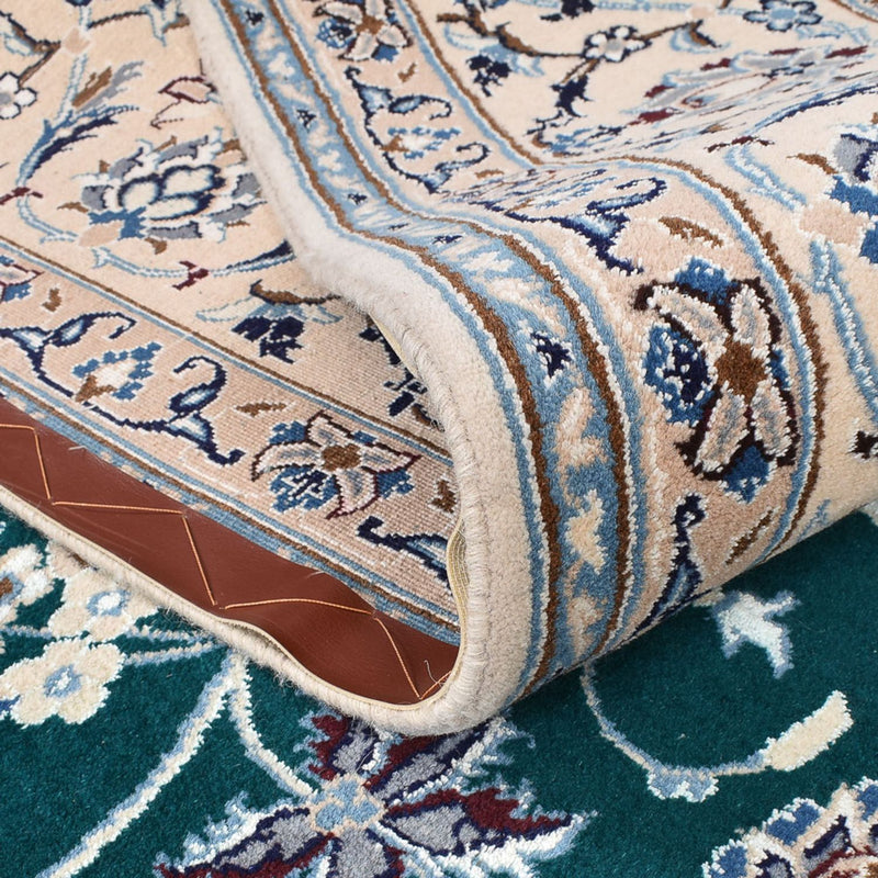 Dywan perski - Nain - Królewski - 254 x 198 cm - ciemna zieleń