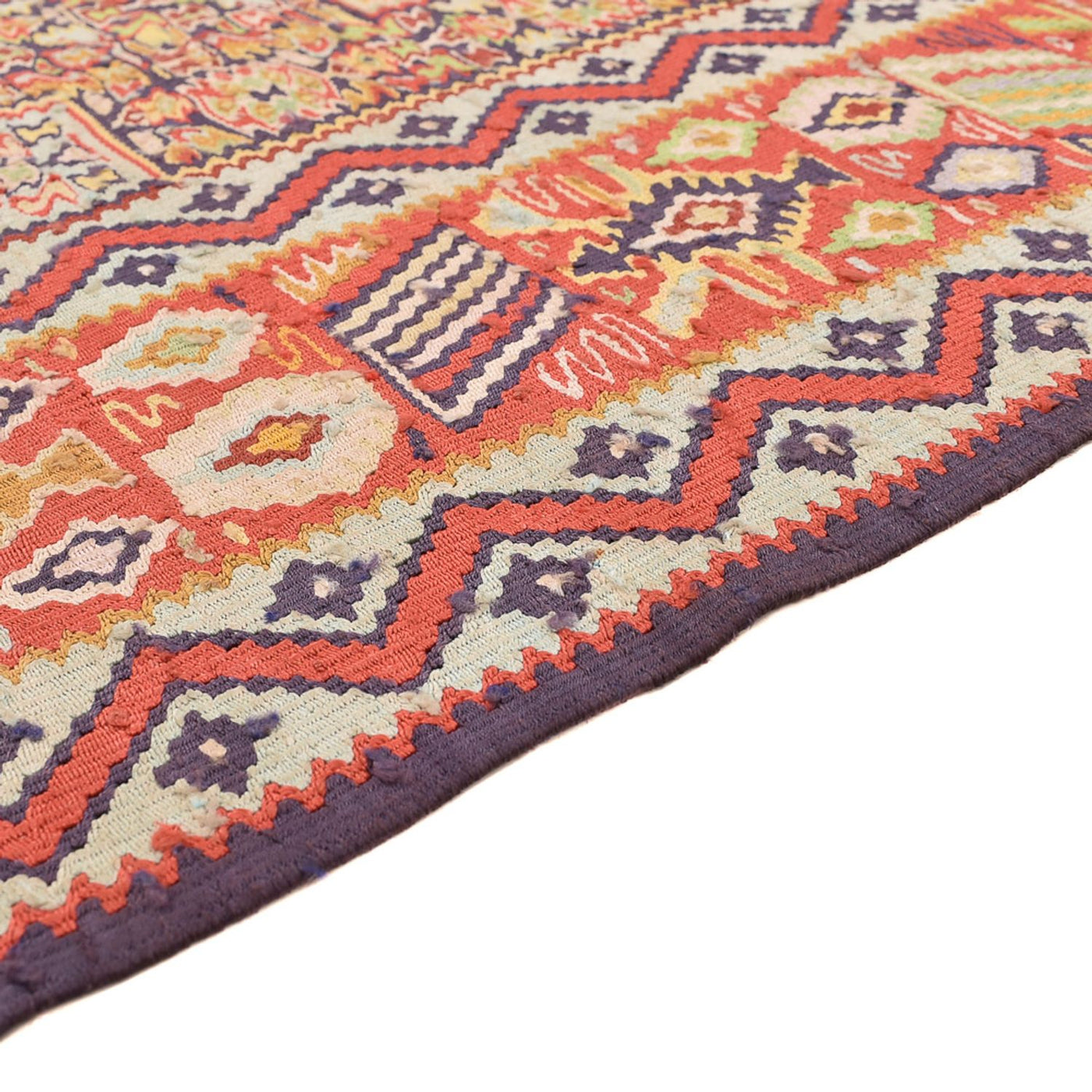 Jedwabny kilim Dywan 262x157cm