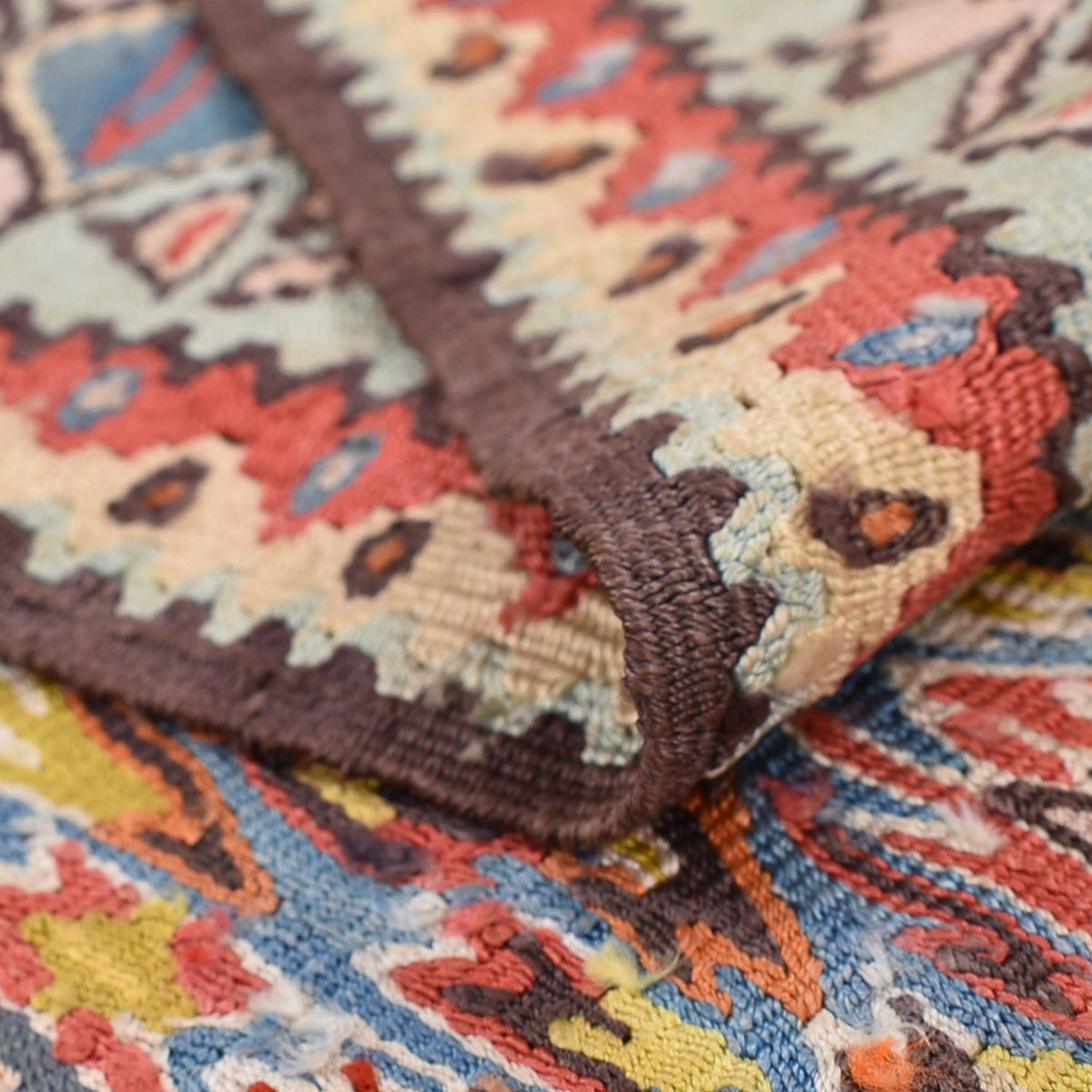 Dywan Kelim - Orientalny - 260 x 160 cm - jasnobrązowy