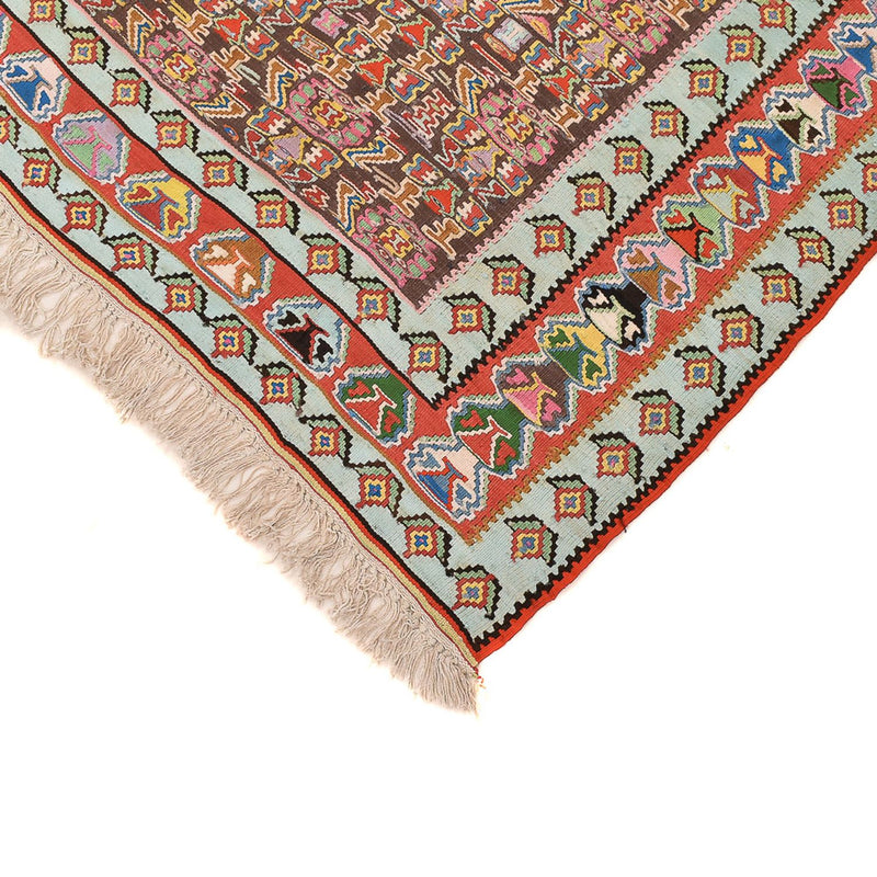 Dywan Kelim - Orientalny - 258 x 160 cm - jasna czerwień