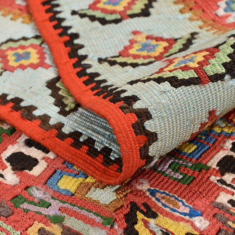 Dywan Kelim - Orientalny - 258 x 160 cm - jasna czerwień