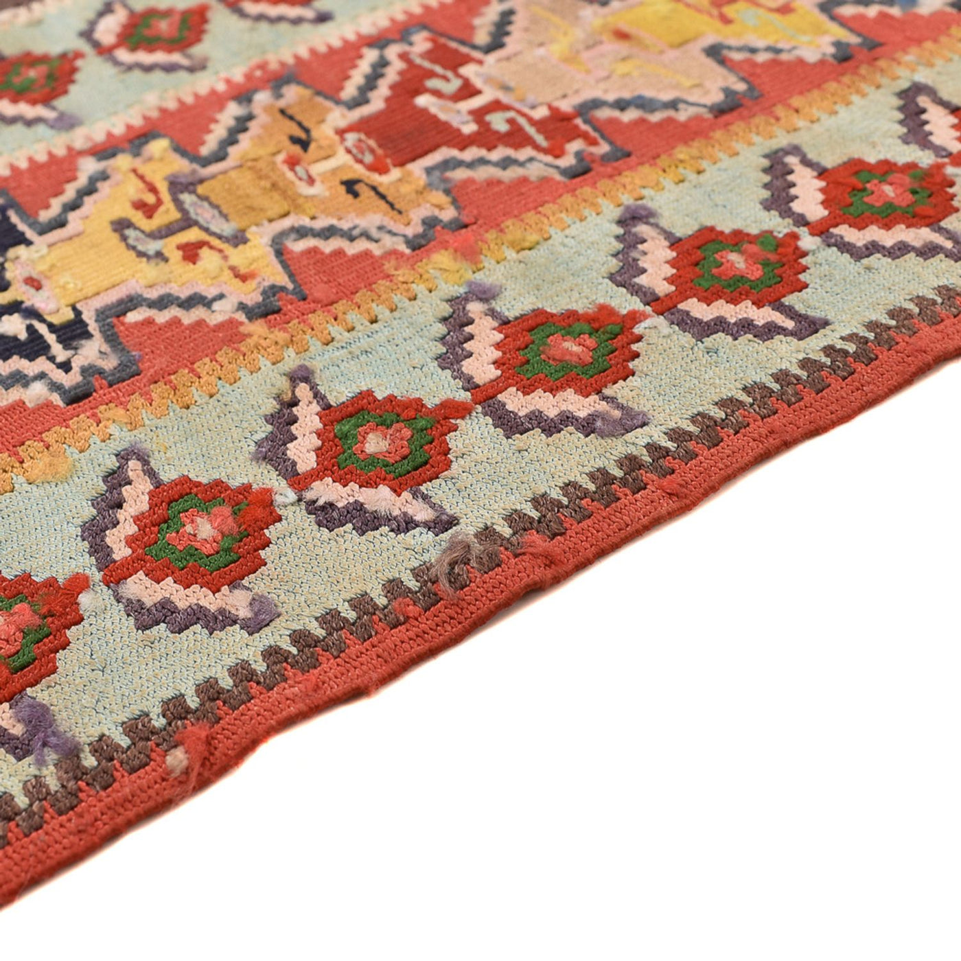Jedwabny kilim Dywan 260x158cm