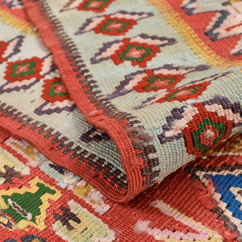 Dywan Kelim - Orientalny - 260 x 158 cm - jasna czerwień