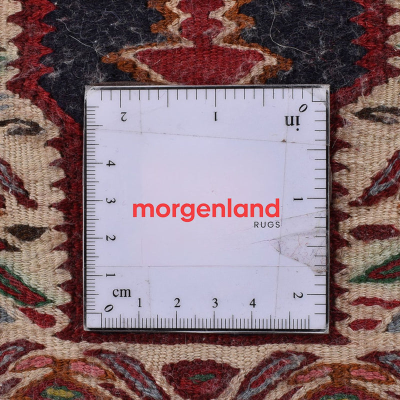 Biegacz Dywan Kelim - Orientalny - 395 x 87 cm - ciemnoniebieski