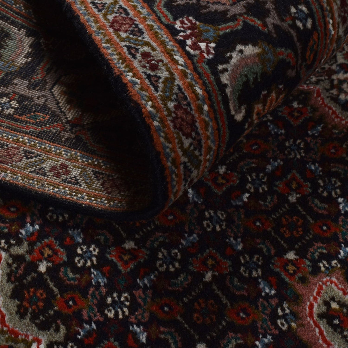 Dywan perski - Tabriz - Królewski - 202 x 153 cm - ciemnobrązowy