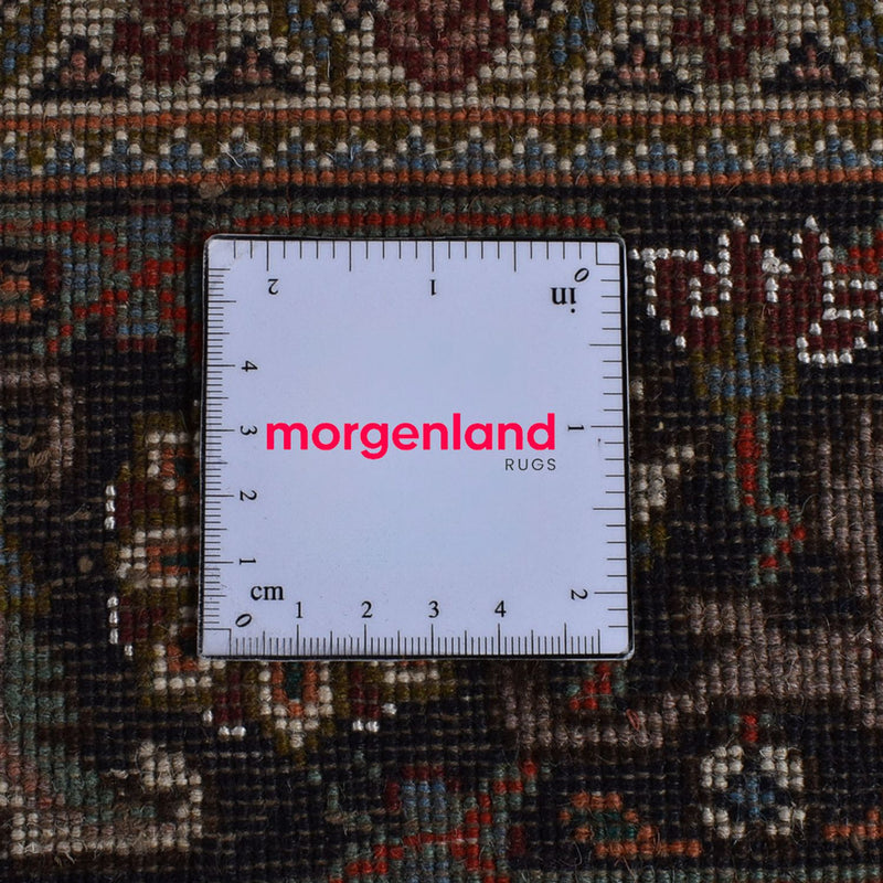 Dywan perski - Tabriz - Królewski - 202 x 153 cm - ciemnobrązowy