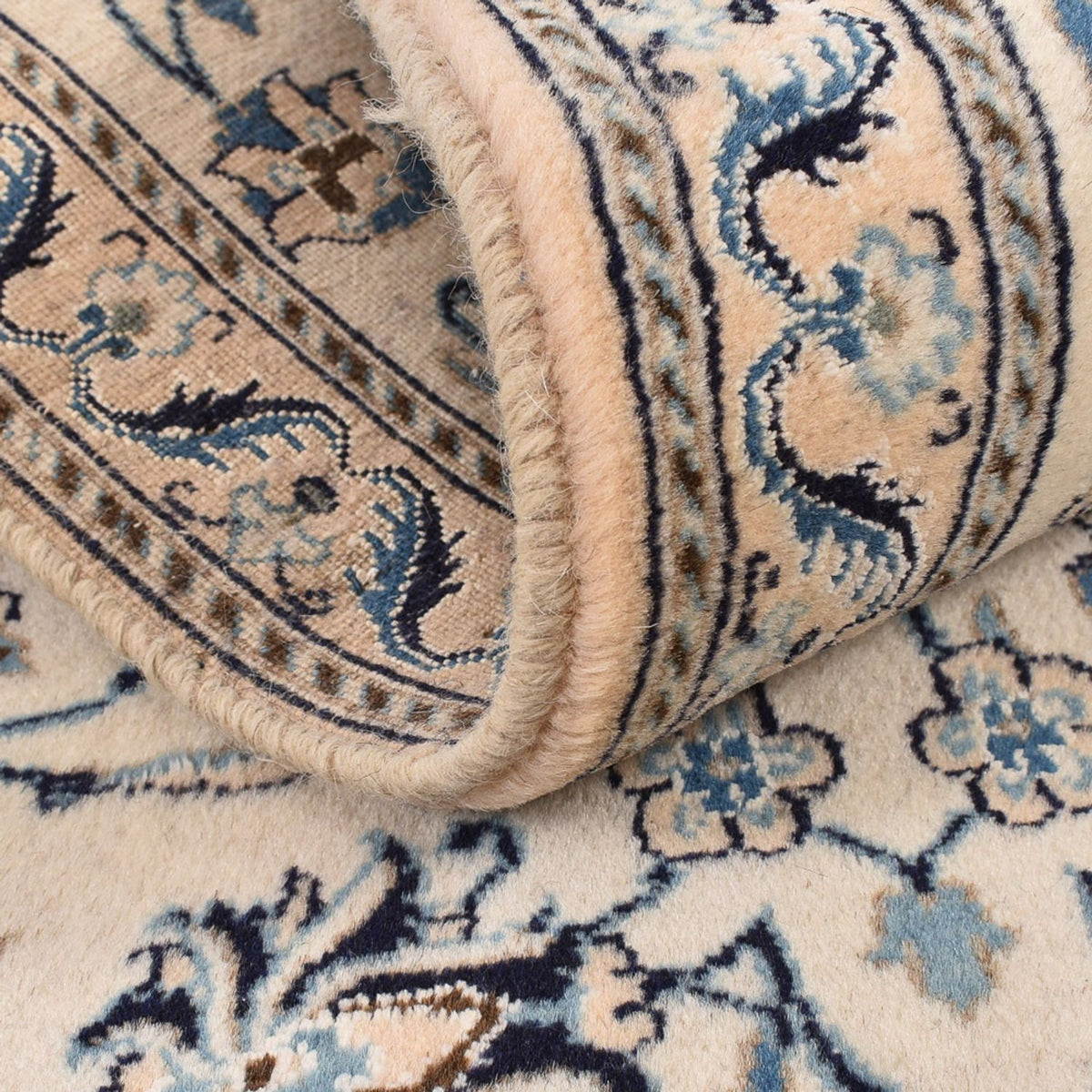 Biegacz Dywan perski - Nain - Królewski - 187 x 57 cm - kremowy