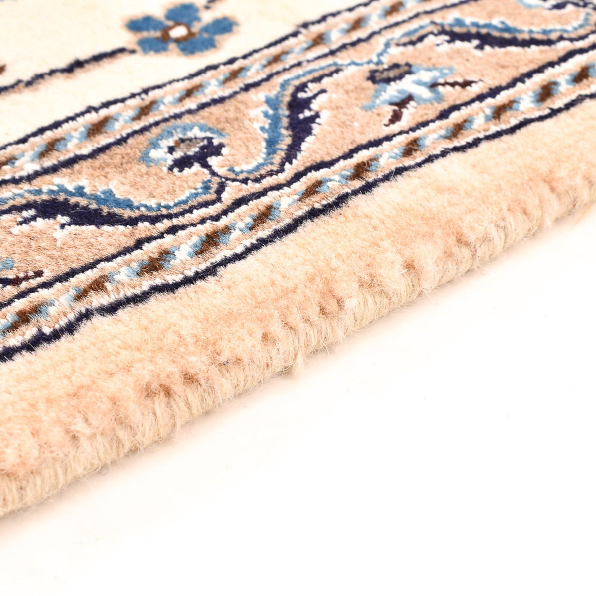 Biegacz Dywan perski - Nain - Królewski - 197 x 60 cm - kremowy