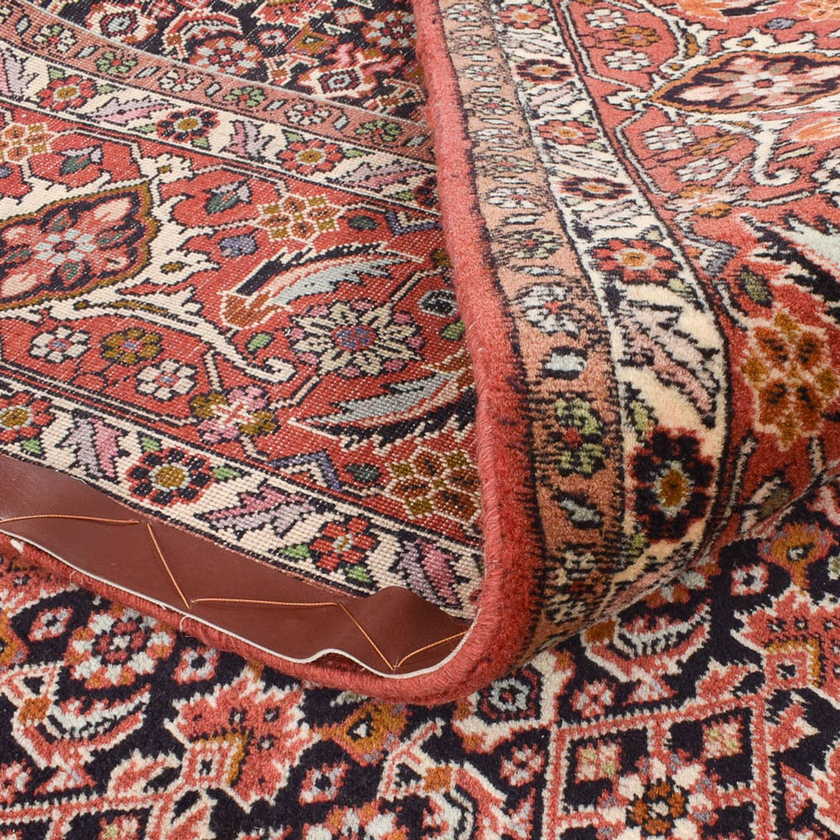 Biegacz Dywan perski - Bijar - 392 x 199 cm - rdza