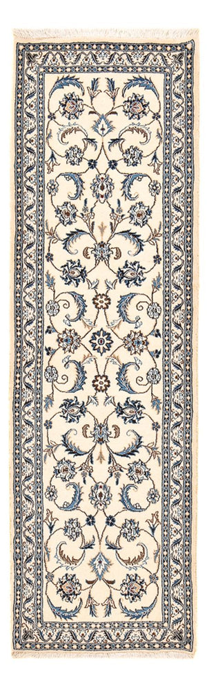 Biegacz Dywan perski - Nain - Królewski - 195 x 60 cm - kremowy