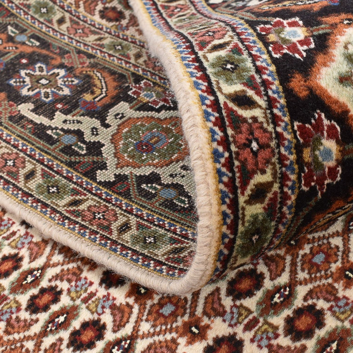 Dywan perski - Tabriz - Królewski kwadratowy  - 209 x 198 cm - brązowy