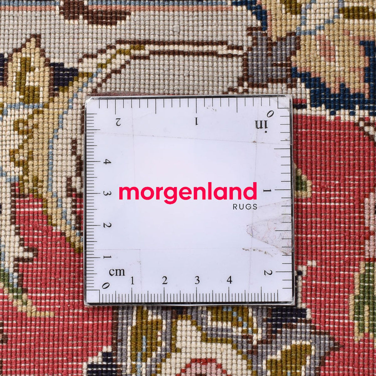 Dywan perski - Tabriz - Królewski kwadratowy  - 202 x 201 cm - beżowy