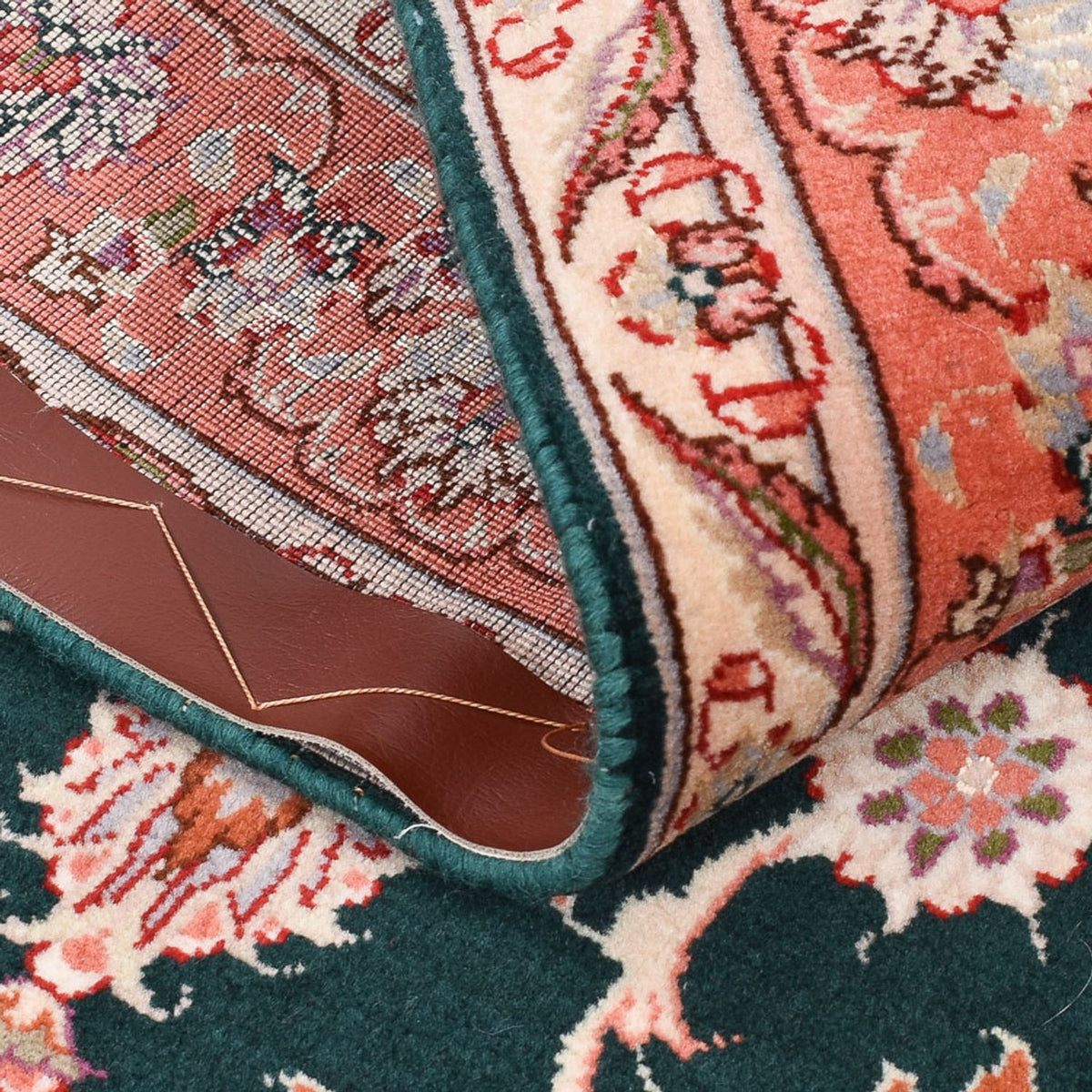 Dywan perski - Tabriz - Królewski - 145 x 100 cm - ciemnoniebieski