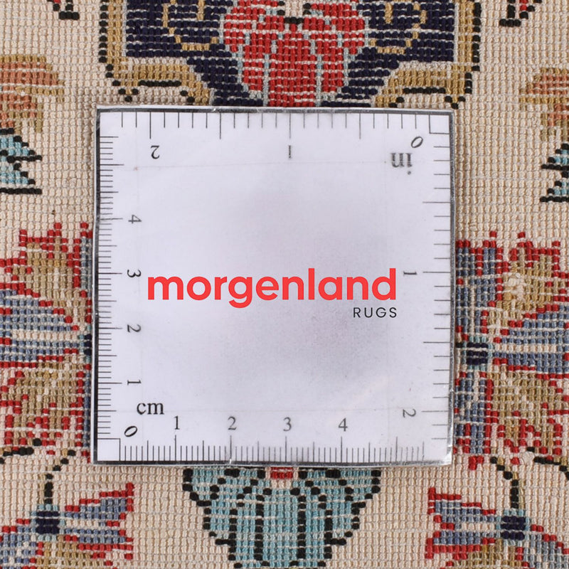 Biegacz Jedwabny dywan - Ghom Silk - Premium - 222 x 69 cm - kremowy