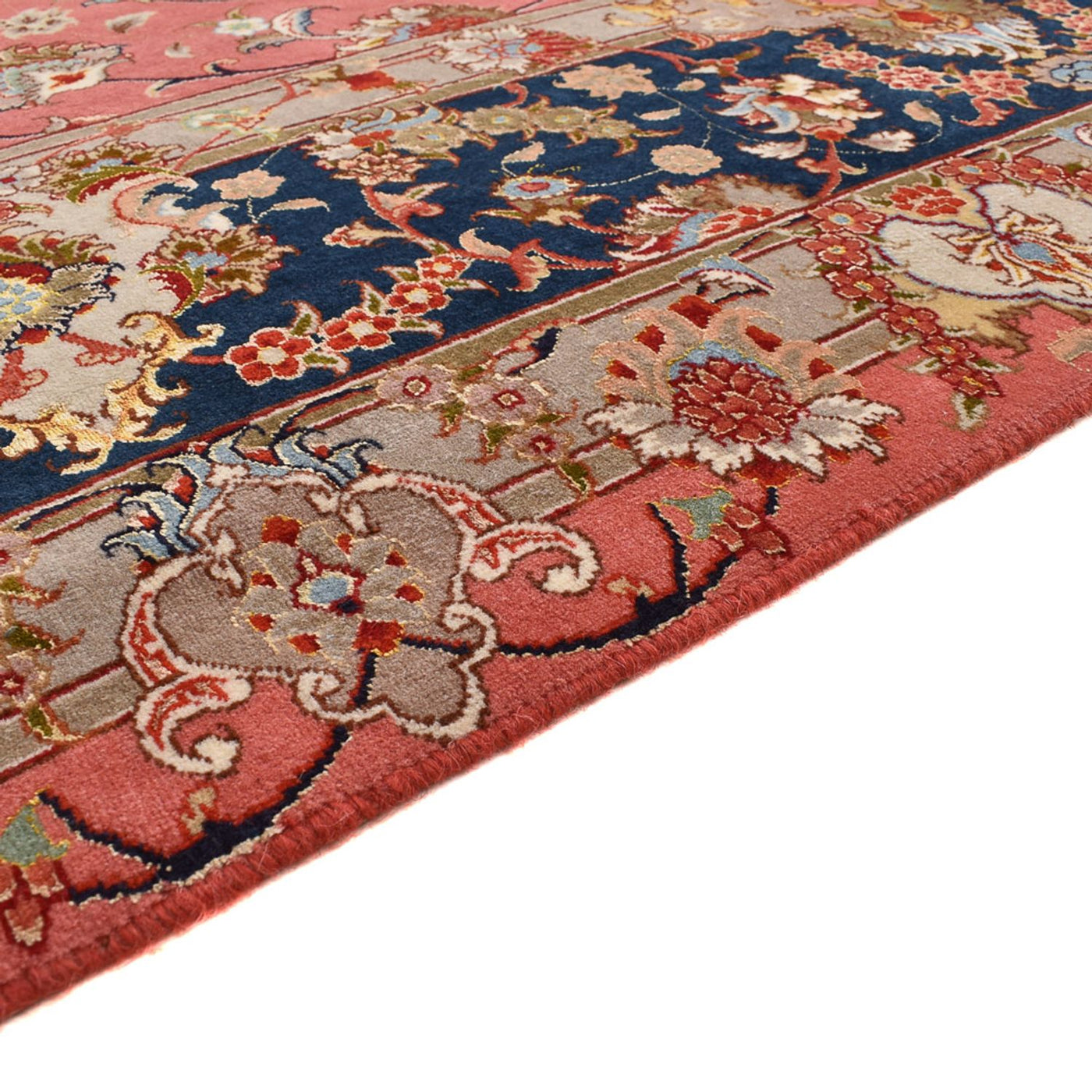 Dywan perski - Tabriz - Królewski - 348 x 246 cm - jasna czerwień