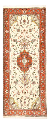 Biegacz Dywan perski - Tabriz - Królewski - 206 x 80 cm - wielokolorowy