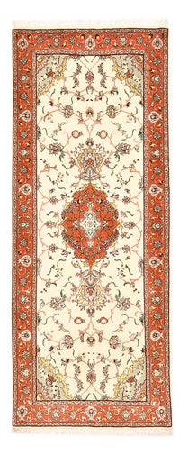 Biegacz Dywan perski - Tabriz - Królewski - 206 x 80 cm - wielokolorowy