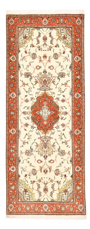 Biegacz Dywan perski - Tabriz - Królewski - 206 x 80 cm - wielokolorowy