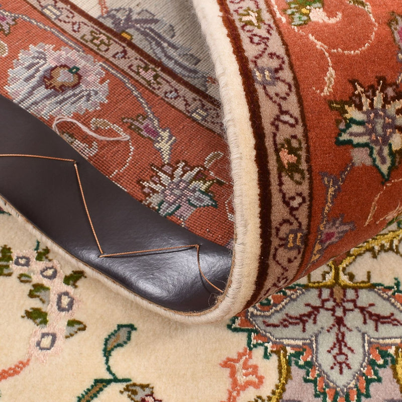 Biegacz Dywan perski - Tabriz - Królewski - 206 x 80 cm - wielokolorowy