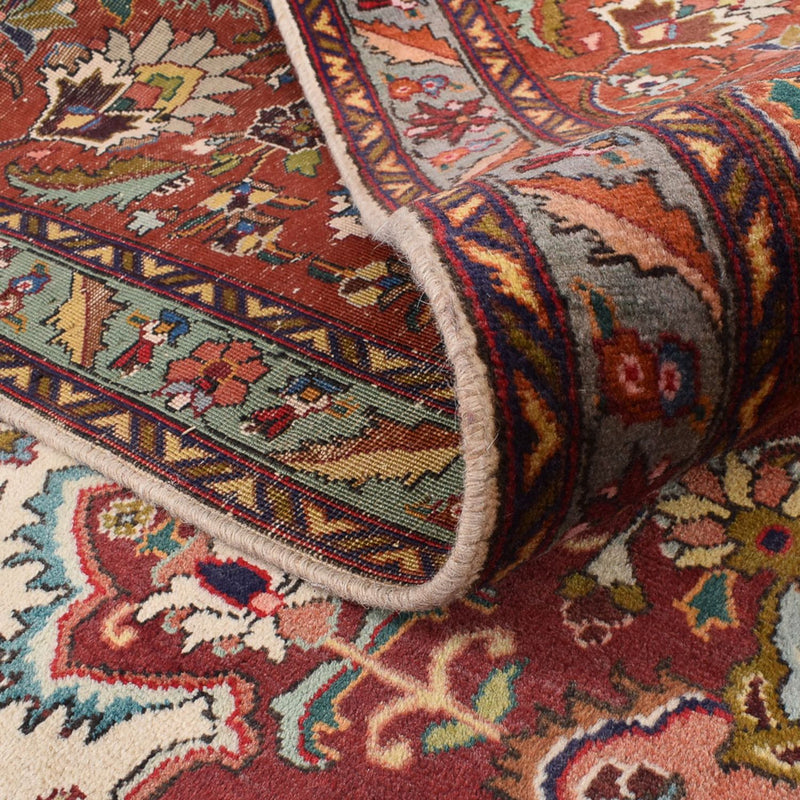 Dywan perski - Tabriz - Królewski - 356 x 258 cm - kremowy