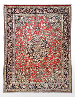 Dywan perski - Tabriz - Królewski - 396 x 302 cm - czerwony