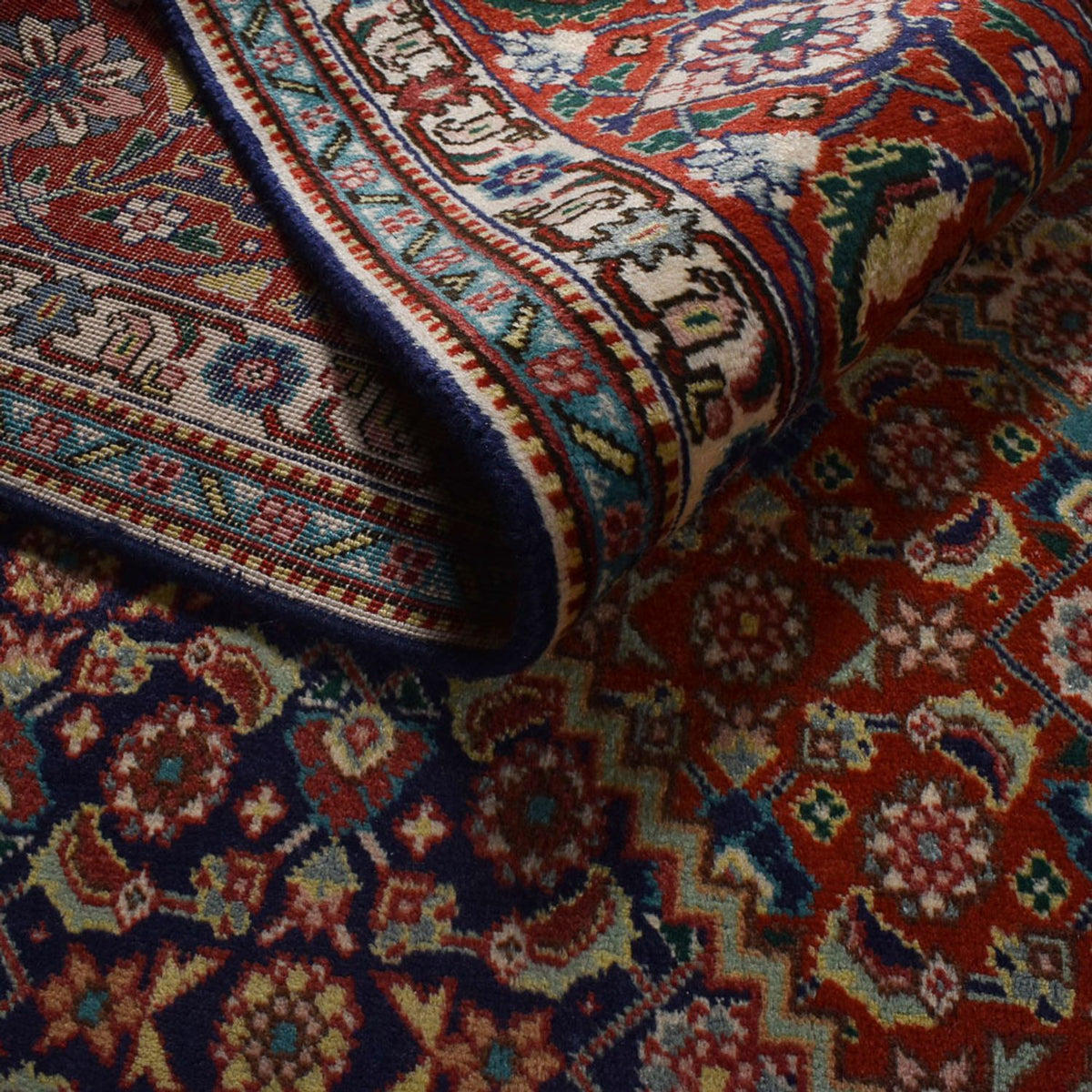 Dywan perski - Tabriz - Królewski - 300 x 200 cm - ciemnobrązowy