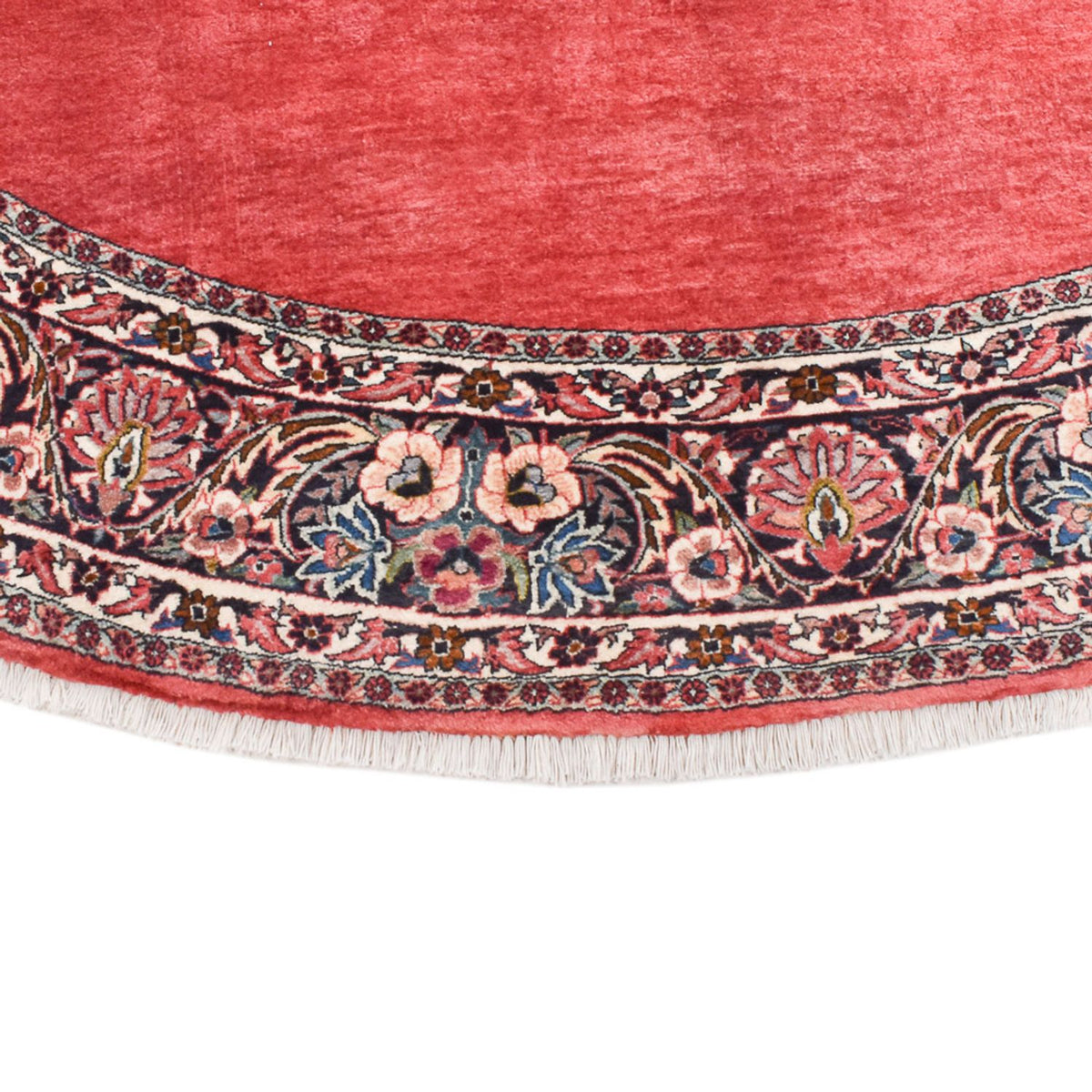 Dywan perski - Bijar okrągły  - 250 x 250 cm - wielokolorowy