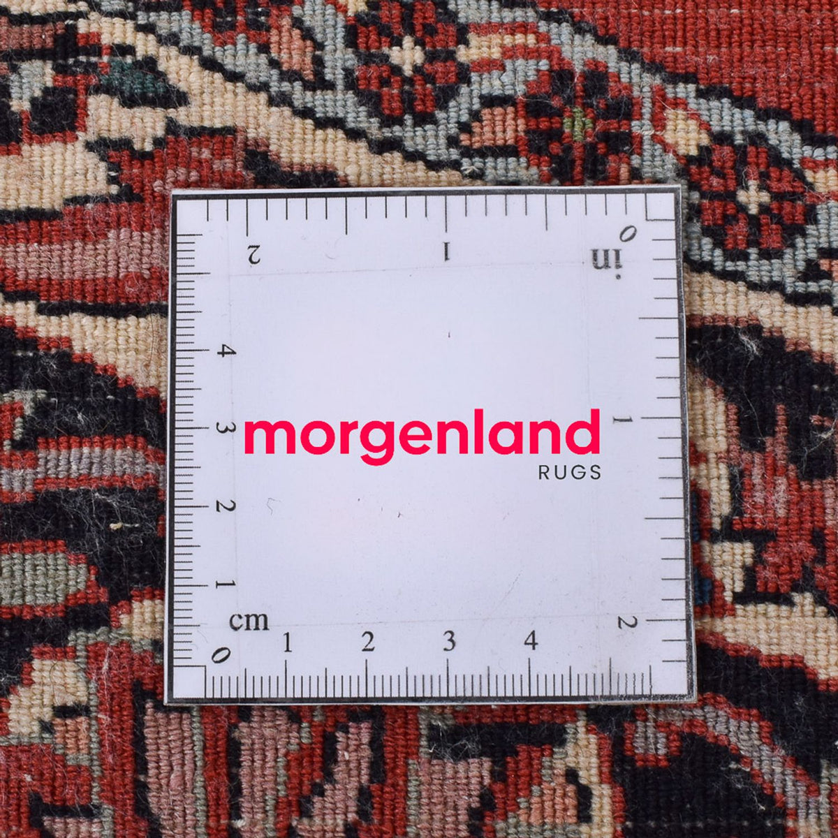 Dywan perski - Bijar okrągły  - 250 x 250 cm - wielokolorowy