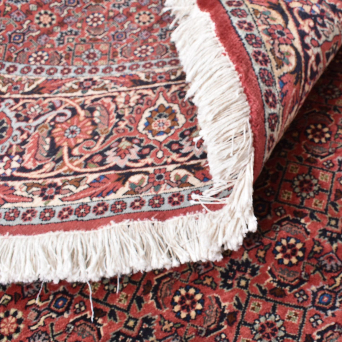 Dywan perski - Bijar okrągły  - 255 x 255 cm - rdza