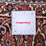 Dywan perski - Bijar okrągły  - 255 x 255 cm - rdza