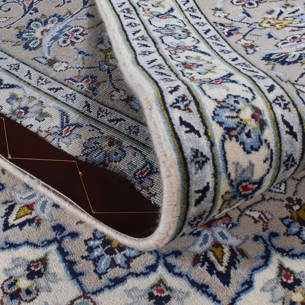 Dywan perski - Keshan - Royal - 360 x 248 cm - szary