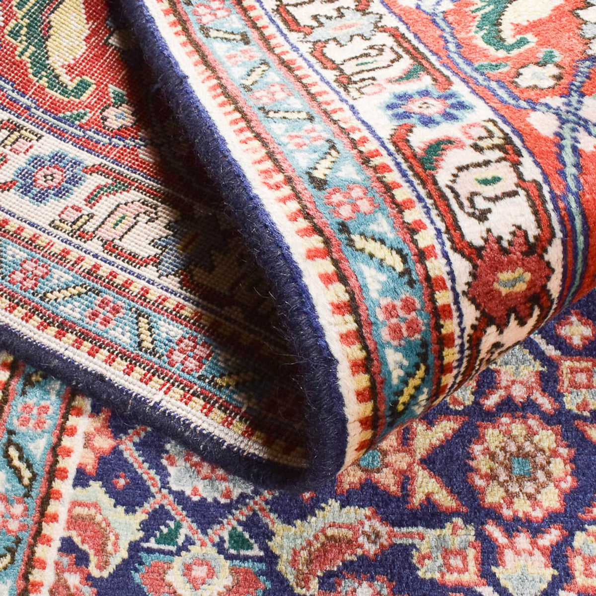 Dywan perski - Tabriz - Królewski - 303 x 199 cm - ciemna czerwień