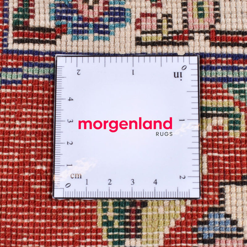 Dywan perski - Tabriz - Królewski - 303 x 199 cm - ciemna czerwień