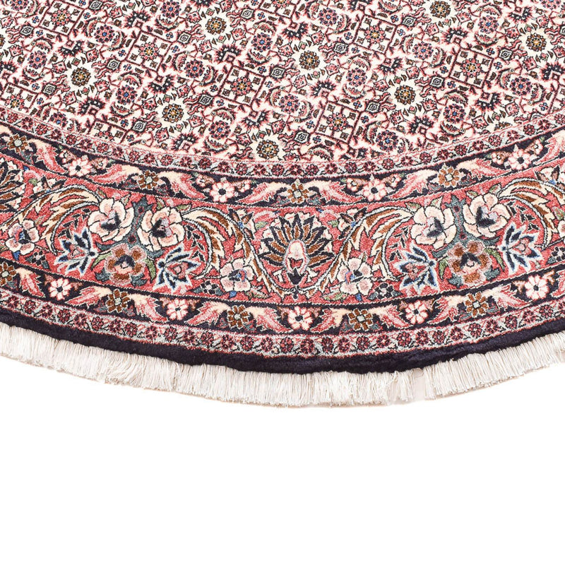 Dywan perski - Bijar okrągły  - 250 x 250 cm - jasnoszary