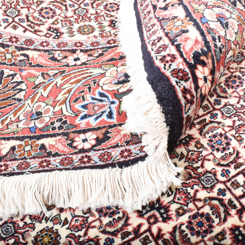 Dywan perski - Bijar okrągły  - 250 x 250 cm - jasnoszary