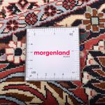 Dywan perski - Bijar okrągły  - 250 x 250 cm - jasnoszary